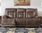 Wurstrow PWR REC Sofa with ADJ Headrest - UMBER COLOR IN STOCK