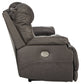 Wurstrow PWR REC Sofa with ADJ Headrest - UMBER COLOR IN STOCK