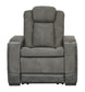 Next-Gen DuraPella PWR Recliner/ADJ Headrest - Sand color in stock