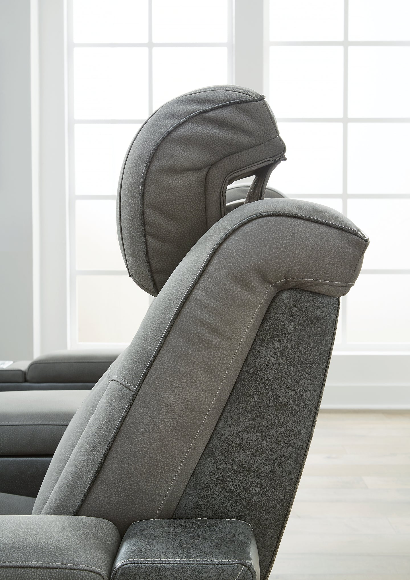 Next-Gen DuraPella PWR Recliner/ADJ Headrest - Sand color in stock