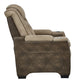 Next-Gen DuraPella PWR Recliner/ADJ Headrest - Sand color in stock