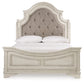 Realyn  Upholstered Panel Bed  - QUEEN IN STOCK - ASSEMBLED