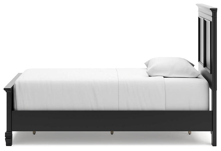 Lanolee  Panel Bed - QUEEN IN STOCK - ASSEMBLED