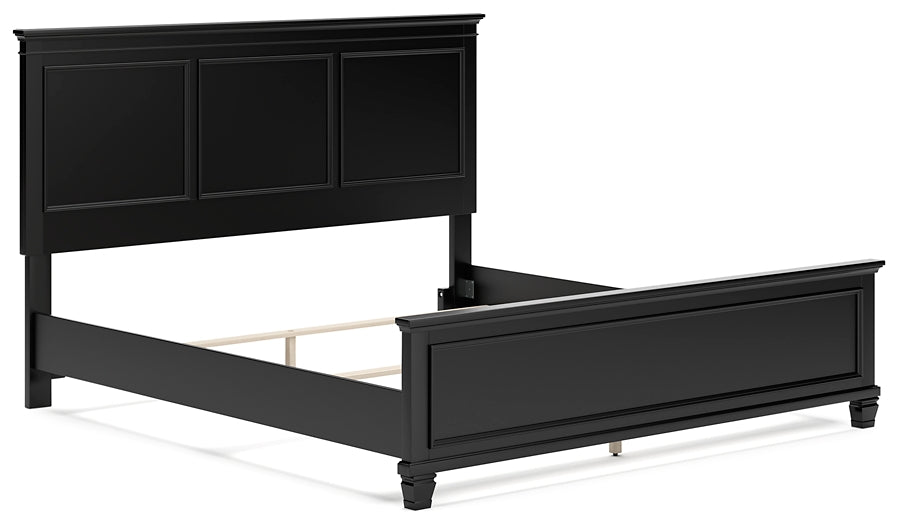 Lanolee  Panel Bed - QUEEN IN STOCK - ASSEMBLED