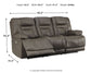 Wurstrow PWR REC Sofa with ADJ Headrest - UMBER COLOR IN STOCK