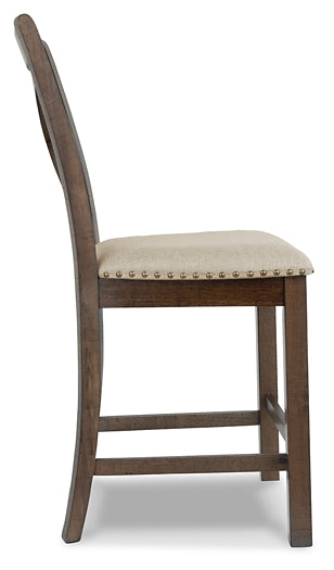 Moriville Upholstered Barstool (2/CN) ASSEMBLED