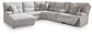 Acklen Place 6-Piece Power Reclining Sectional with Chaise